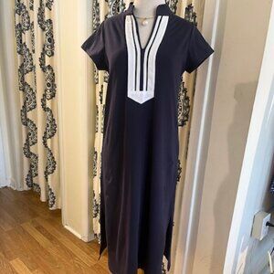 Duffield Lane Marilyn Midi Tunic Dress: Navy